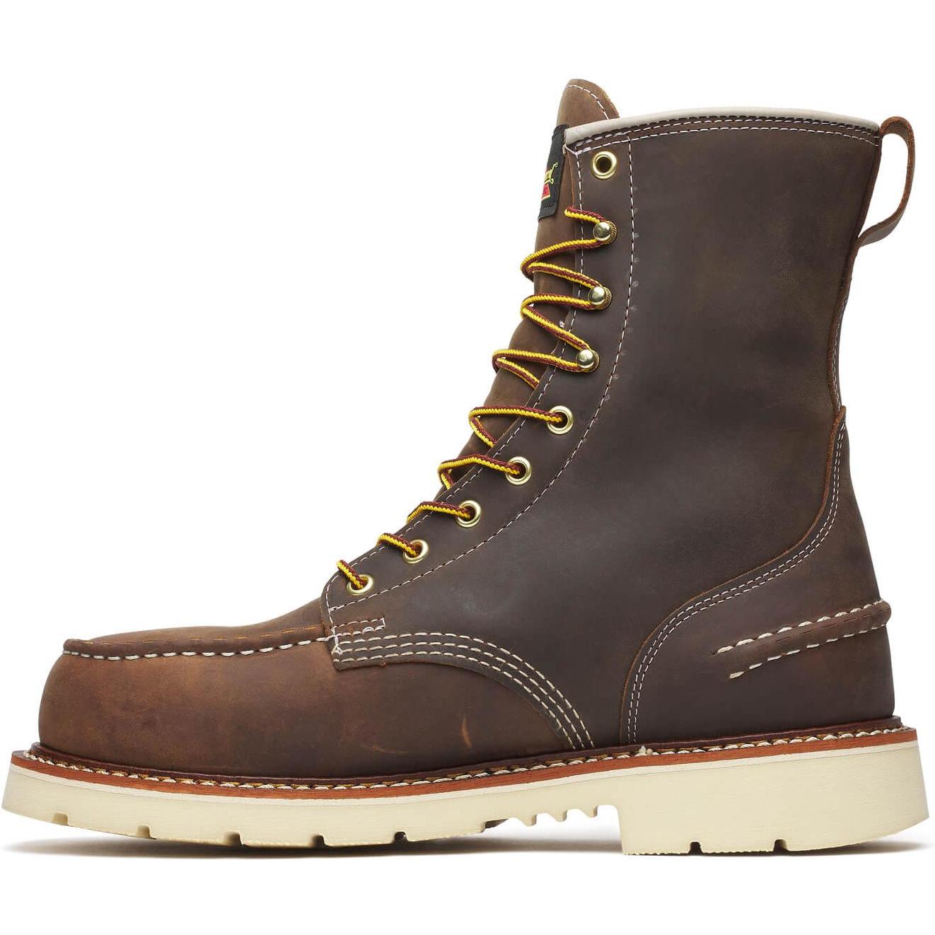 Thorogood Men's 1957 Series 8" Steel Moc Toe 90 WP Work Boot- Crazy- 804-3868 - Overlook Boots