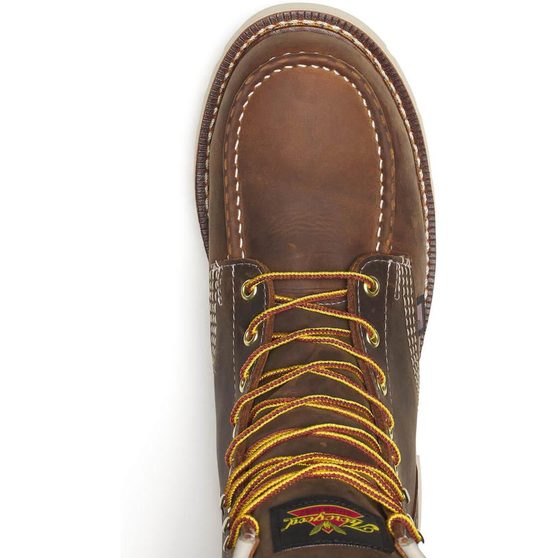 Thorogood Men's 1957 Series 8" Steel Moc Toe 90 WP Work Boot - Brown - 804-3868 - Overlook Boots