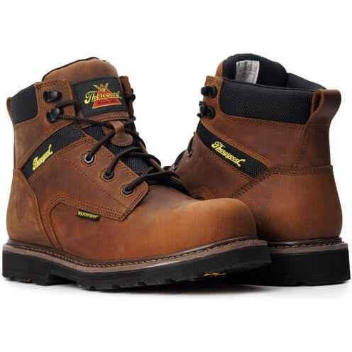 Thorogood Men's Job Site Series 6" Composite Toe Waterproof Work Boot - Brown - 804-4143 - Overlook Boots