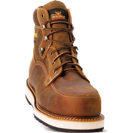 Thorogood Men's Iron River Series 6" Steel Toe Waterproof Work Boot -Brown- 804-4145 - Overlook Boots