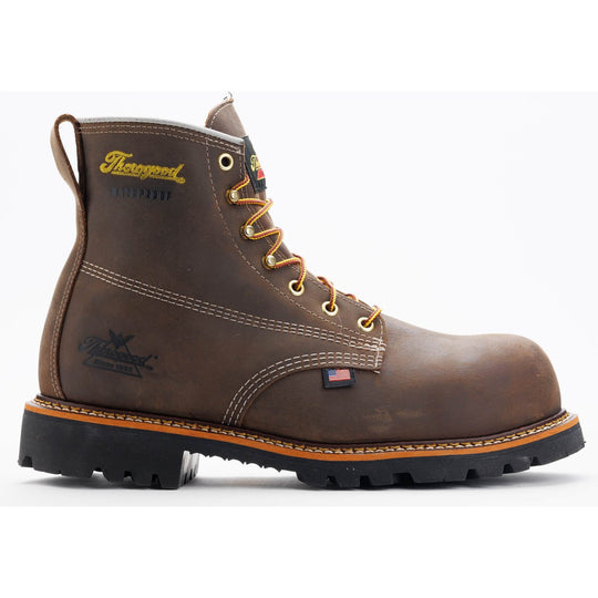 Thorogood Men's American Legacy 6" Composite Toe Waterproof Work Boot -Brown - 804-4148 7.0 / Medium / Brown - Overlook Boots