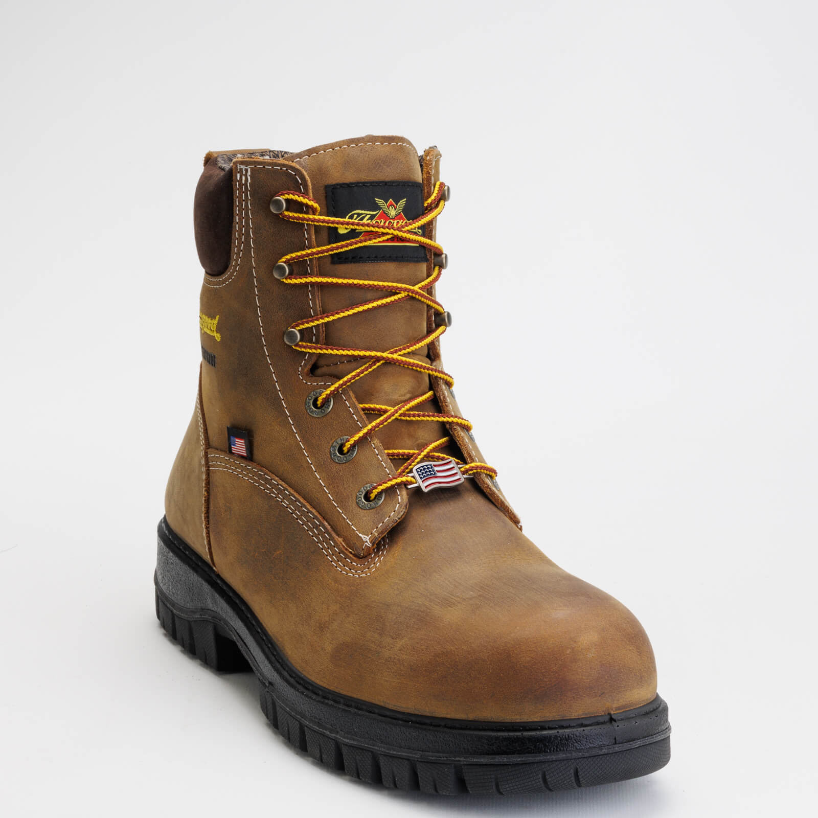 Thorogood Men's Genesis Series 6" Safety Toe Waterproof Work Boot - Chestnut - 804-4149 7 / Medium / Chestnut - Overlook Boots