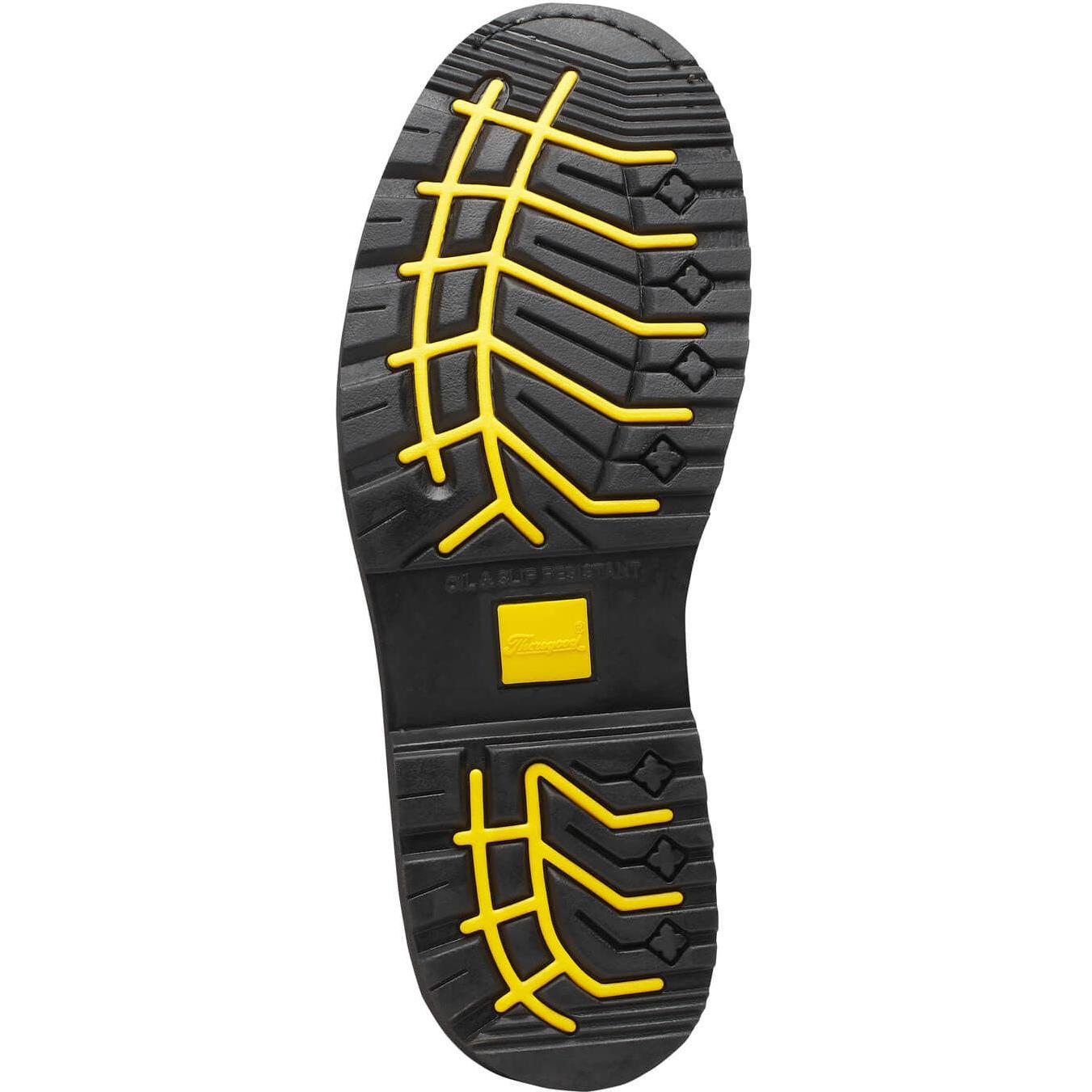 Thorogood Men's Jobsite Series 6" Moc Toe WP I-Met Blk Work Boot- Crazy- 804-4150 - Overlook Boots