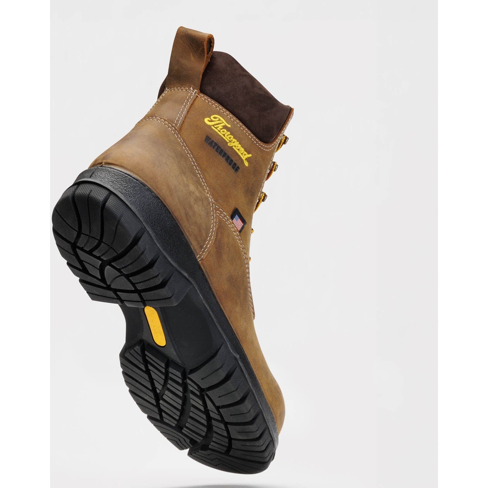 Thorogood Men's Genesis Series 8" Round Toe Waterproof Work Boot - Chestnu t- 804-4249 - Overlook Boots