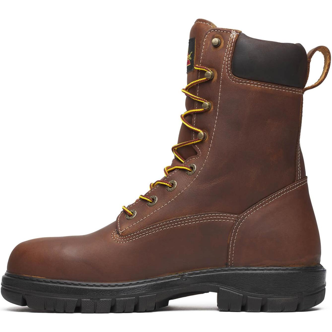 Thorogood Men's Genesis Series 8" Round Toe WP Work Boot- Bourbon- 804-4251 - Overlook Boots