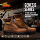 Thorogood Men's Genesis Series 8" Safety Toe Waterproof Work Boot - Chestnut - 804-4259 - Overlook Boots