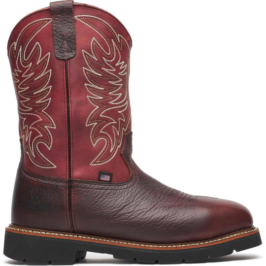 Thorogood Men's Crimson 11" Safety Toe Waterproof Western Work Boot - Chili - 804-4322 7.0 / Medium / Brown - Overlook Boots