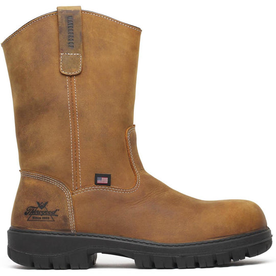 Thorogood Men's Genesis 11" Nano Toe Waterproof Wellington Work Boot - Chestnut - 804-4323 7.0 / Medium / Chestnut - Overlook Boots