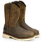 Thorogood American Heritage Bota Vaquera de Trabajo para Hombre, 11 Pulgadas, Punta de Acero, Sin Agujetas, Hecha en EE. UU. - Crazyhorse - 804-4331