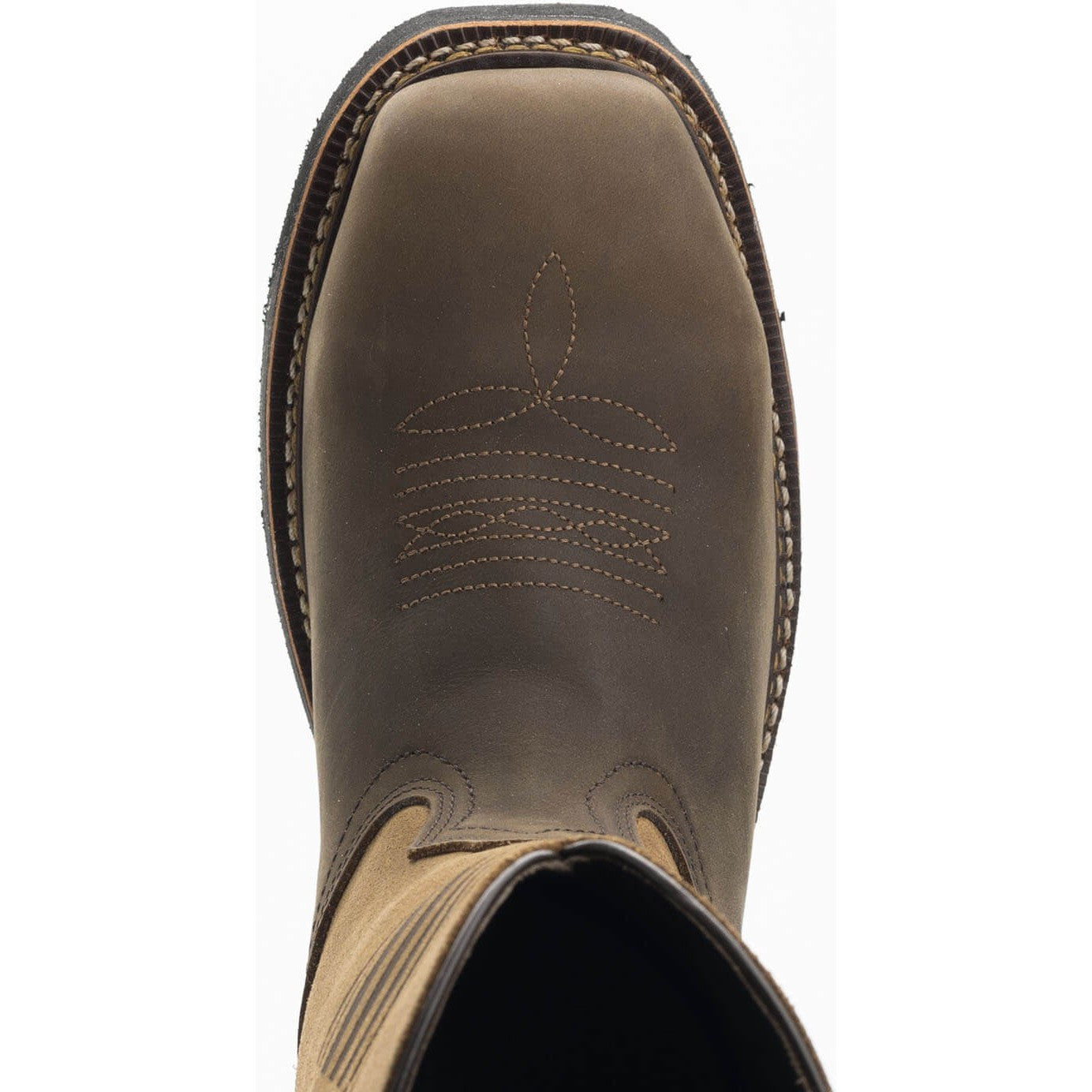 Thorogood Men's Western 11" Safety Toe Waterproof Slip Resistant Work Boot -Tan- 804-4338 - Overlook Boots