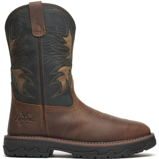 Thorogood Men's Buffalo Ridge 11" Comp Toe Western Work Boot- Brown- 804-4339 7 / Medium / Brown - Overlook Boots