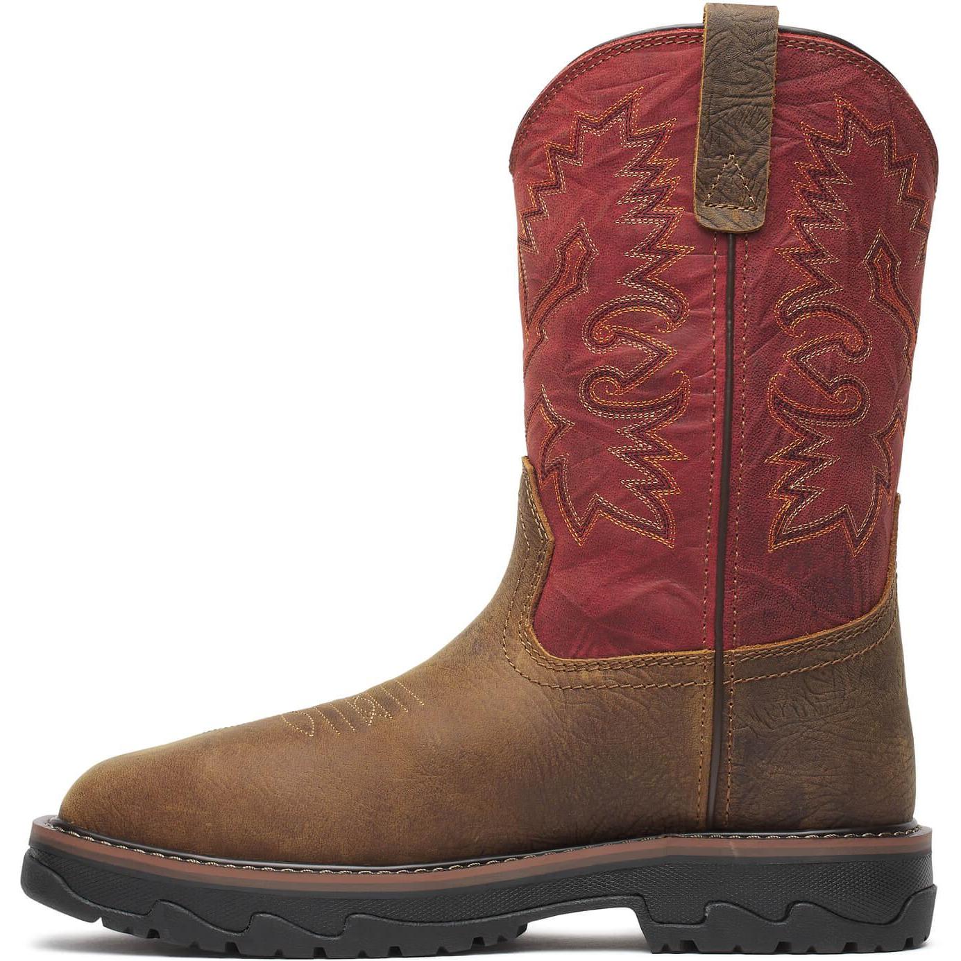 Thorogood Men's Buffalo Ridge 11" Square Toe WP Western Work Boot - Brown - 804-4341 - Overlook Boots