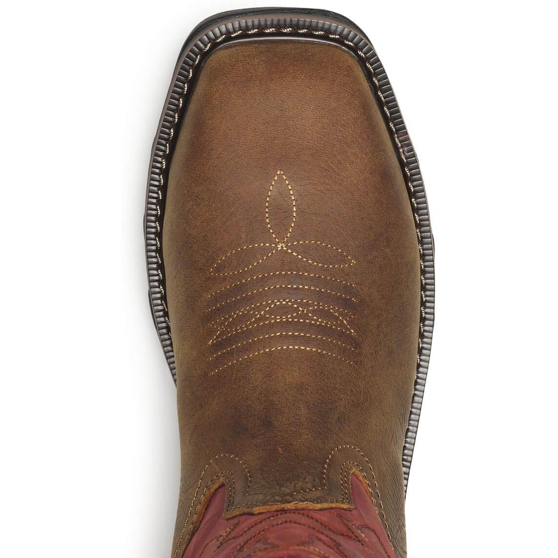 Thorogood Men's Buffalo Ridge 11" Square Toe WP Western Work Boot - Brown - 804-4341 - Overlook Boots