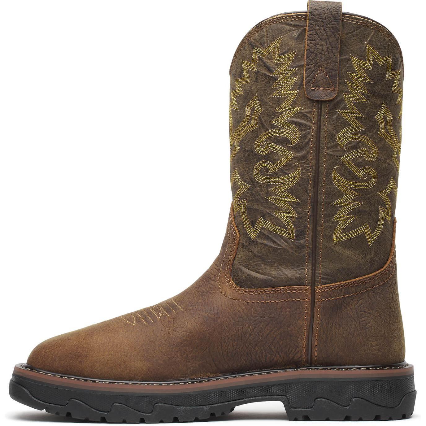 Thorogood Men's Buffalo Ridge 11" Square Toe WP Western Work Boot - Brown - 804-4342 - Overlook Boots