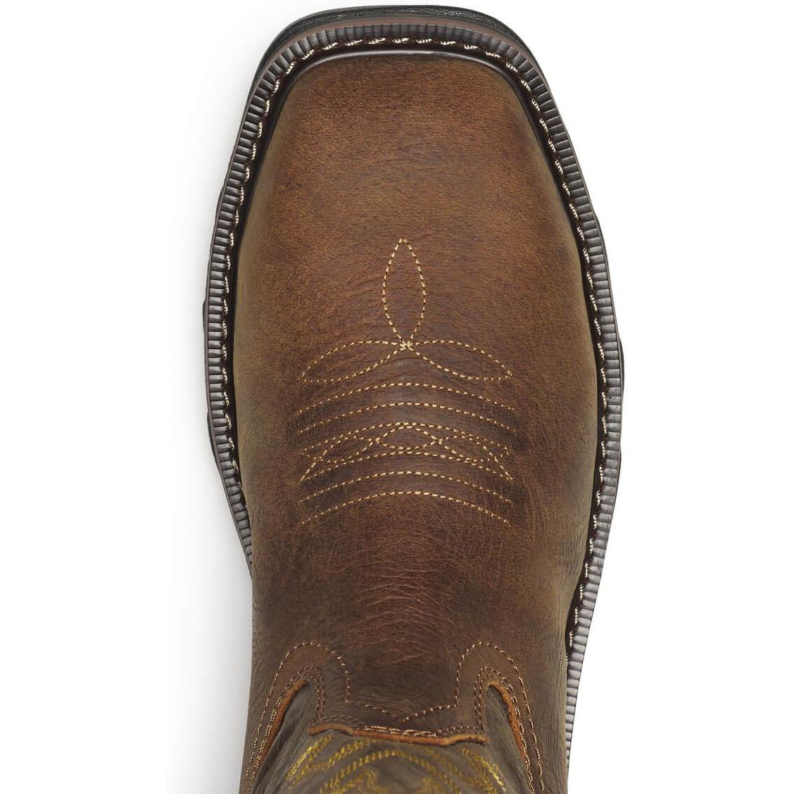 Thorogood Men's Buffalo Ridge 11" Square Toe WP Western Work Boot - Brown - 804-4342 - Overlook Boots