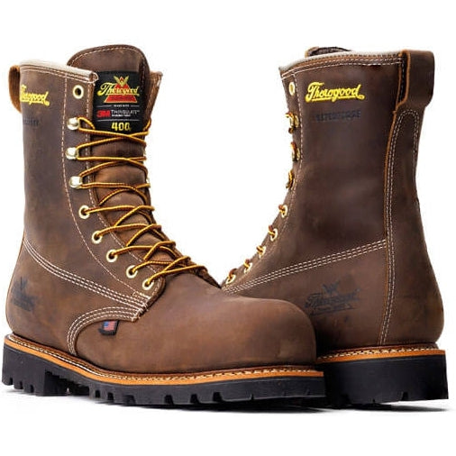 Thorogood Men's American Heritage 8" Composite Toe Waterproof Work Boot -Crazyhorse- 804-4520 - Overlook Boots