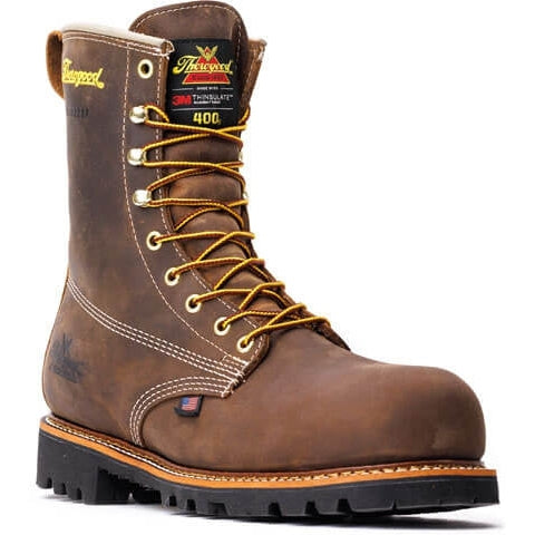 Thorogood Men's American Heritage 8" Composite Toe Waterproof Work Boot -Crazyhorse- 804-4520 - Overlook Boots