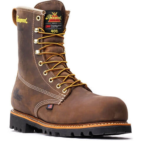 Thorogood Men's American Heritage 8" Comp Toe WP Work Boot -Crazyhorse- 804-4520  - Overlook Boots