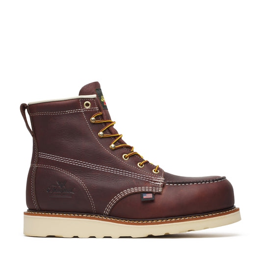Thorogood Men's American Legacy 6" Nano Toe Slip Resistant Work Boot - Brown - 804-6120