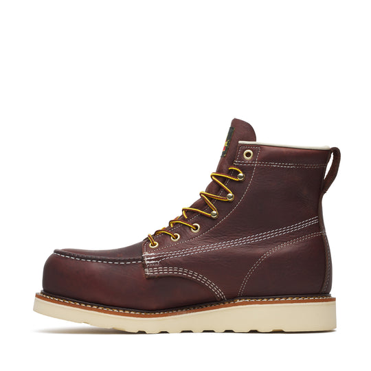 Thorogood Men's American Legacy 6" Nano Toe Slip Resistant Work Boot - Brown - 804-6120