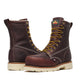 Thorogood Men's American Legacy 8" Nano Moc Toe Slip Resistant Work Boot - Brown - 804-6210
