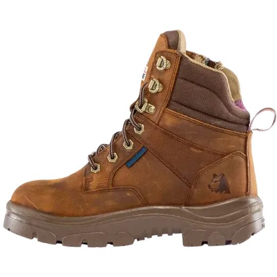 Steel Blue Women's Southern Cross Steel Toe WP Work Boot- Brown- 812859 - Overlook Boots