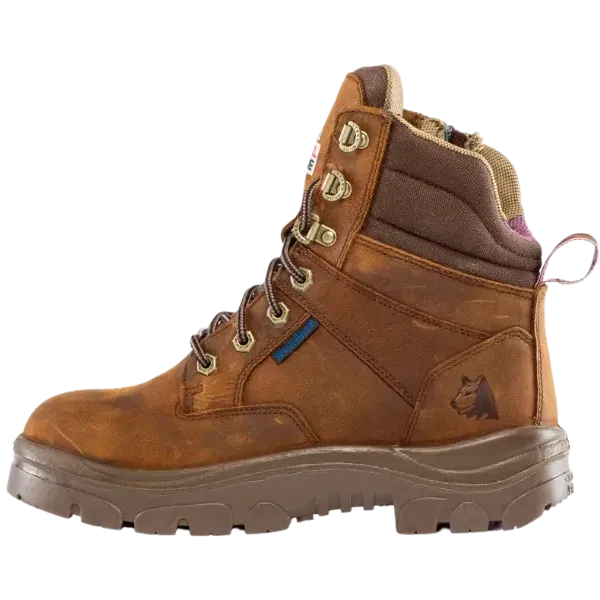Steel Blue Women's Southern Cross Steel Toe WP Work Boot- Brown- 812859 - Overlook Boots