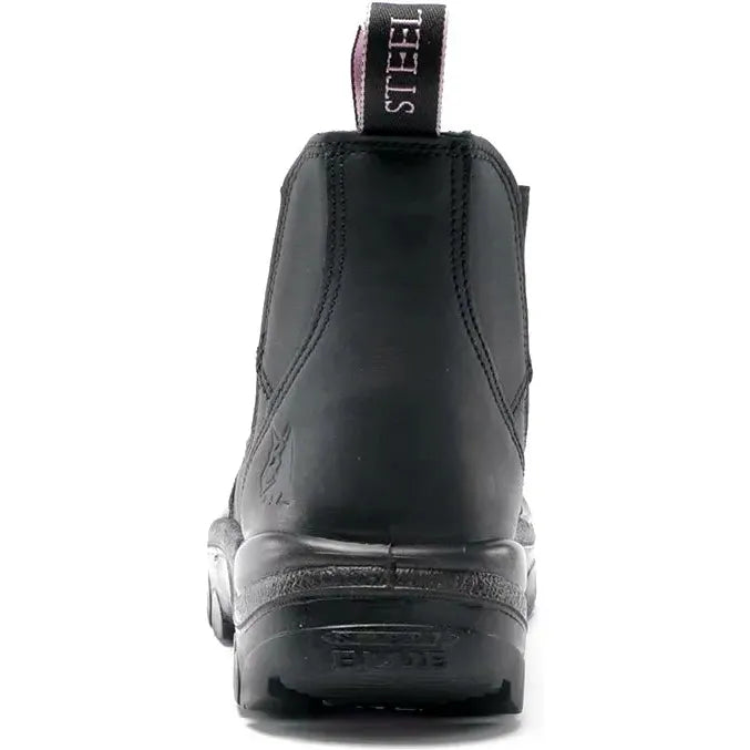 Steel Blue Women's Hobart Ladies 6" Steel Toe WP Work Boot - Black - 812891 - Overlook Boots