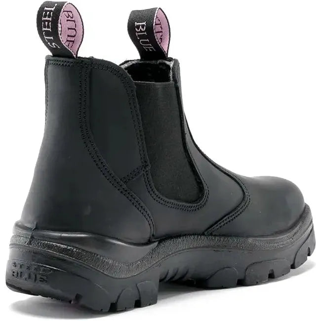Steel Blue Women's Hobart Ladies 6" Steel Toe WP Work Boot - Black - 812891 - Overlook Boots