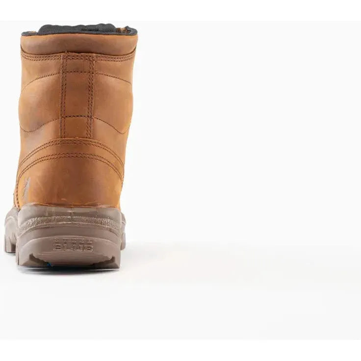 Steel Blue Men's Argyle Scuff 6" Steel Toe WP Work Boot- Brown- 812962 - Overlook Boots