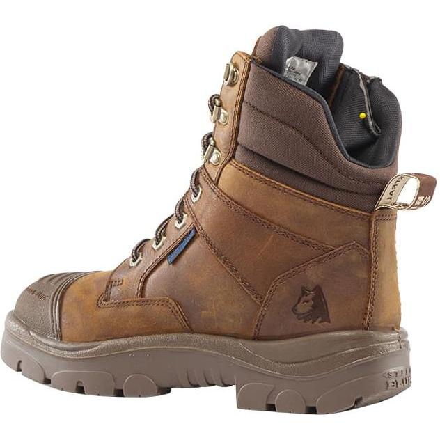 Steel Blue Men's Southern Cross 6" Steel Toe WP Work Boot- Brown - 812969 - Overlook Boots
