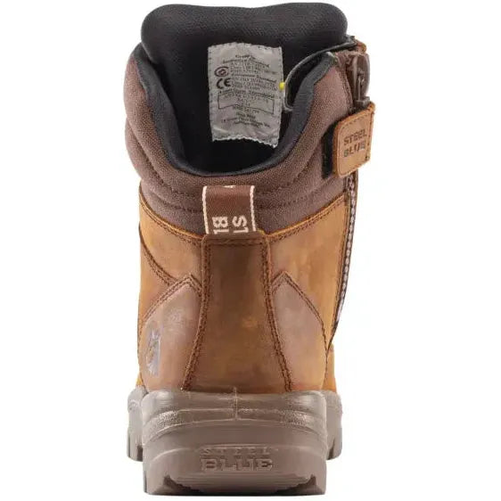 Steel Blue Men's Southern Cross 6" Steel Toe WP Work Boot- Brown - 812969 - Overlook Boots