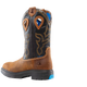 Steel Blue Men's Blue Heeler Steel Toe WP Western Work Boot- Black- 813945 - Overlook Boots