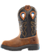 Steel Blue Men's Blue Heeler Steel Toe WP Western Work Boot- Black- 813945 - Overlook Boots