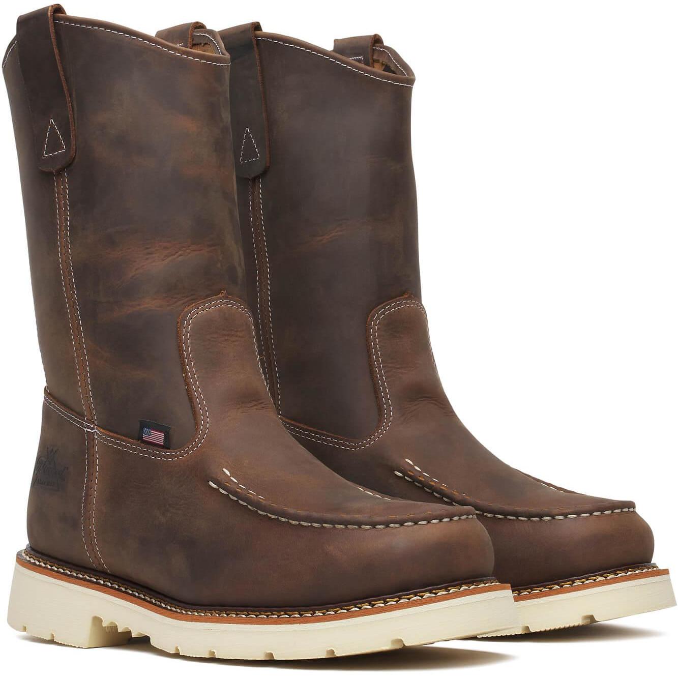 Thorogood Men's American Heritage 11" Moc Toe Wellington Work Boot- Horse- 814-3311 - Overlook Boots
