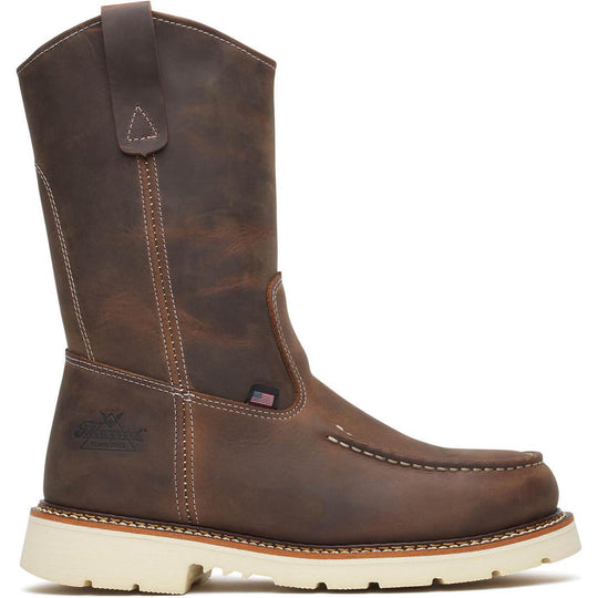 Thorogood Men's American Heritage 11" Moc Toe Wellington Work Boot - Brown - 814-3311 7 / Medium / Brown - Overlook Boots