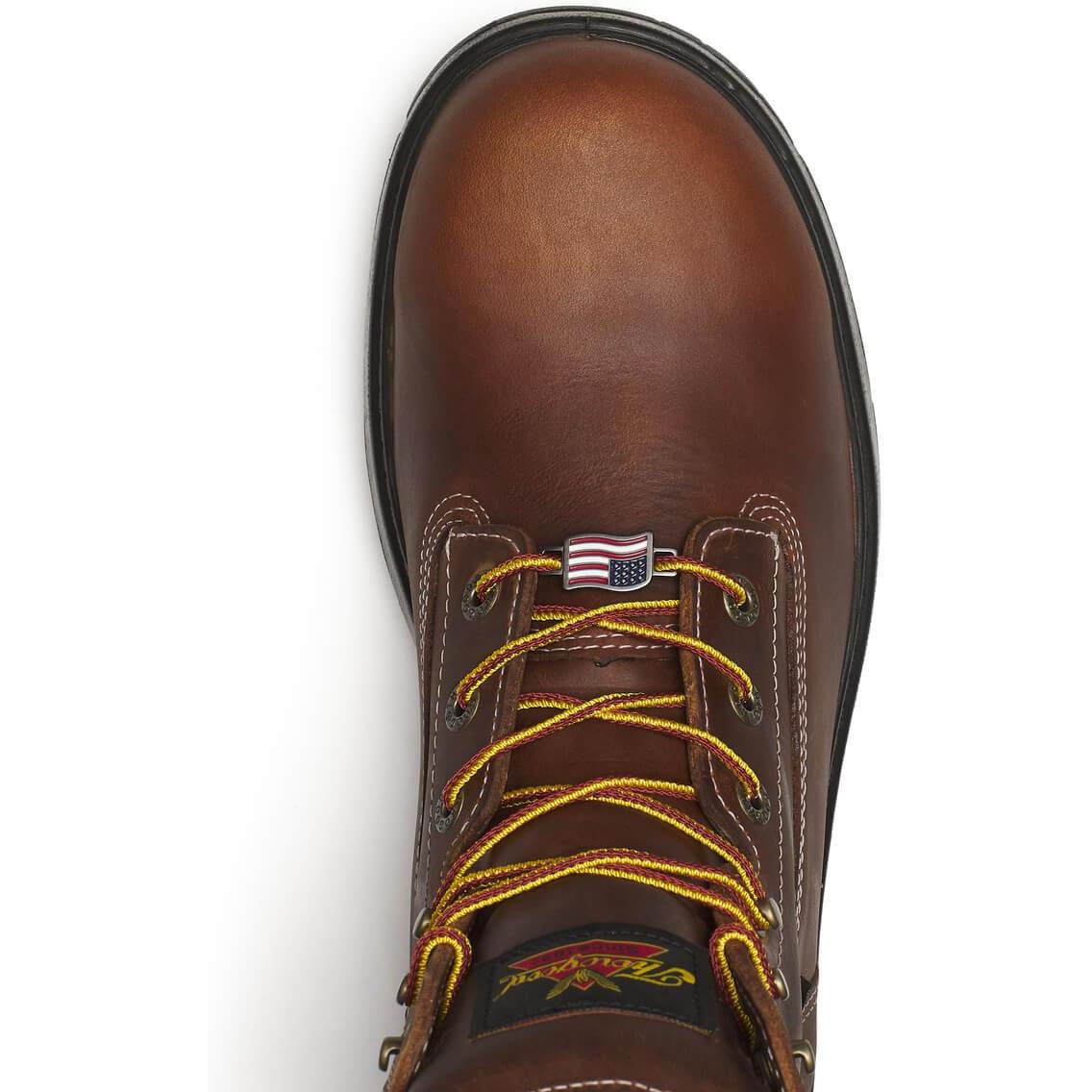 Thorogood Men's Genesis Series 6" Round Toe WP Work Boot - Bourbon - 814-4151 - Overlook Boots