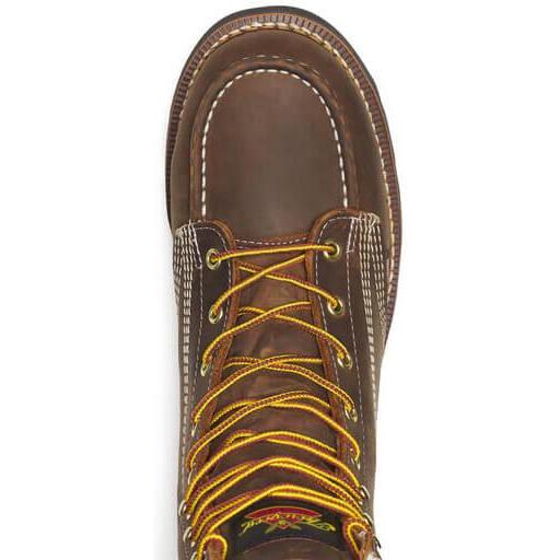 Thorogood Men's American Heritage 8" Moc Toe Wedge Work Boot - Brown - 814-4235 - Overlook Boots