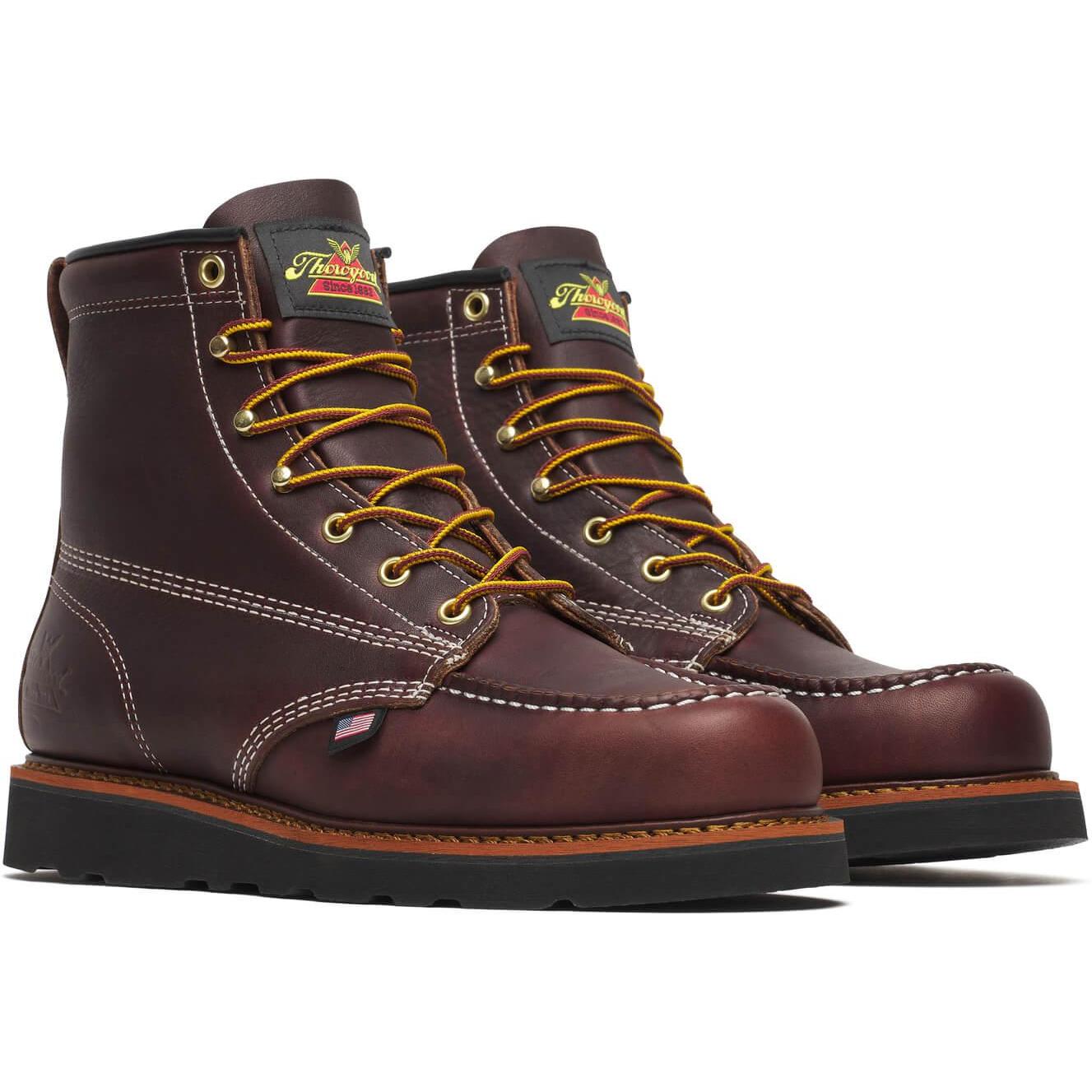 Thorogood Men's American Heritage 6" Moc Toe Wedge Work Boot 814-4266 - Overlook Boots