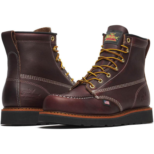 Thorogood Men's American Heritage 6" Moc Toe Wedge Work Boot 814-4266 - Overlook Boots