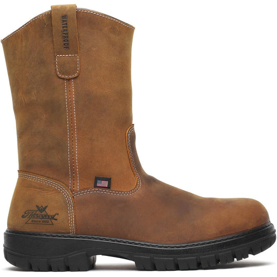 Thorogood Men's Genesis Series 11" Waterproof Wellington Work Boot - Chestnut - 814-4323 7.0 / Medium / Chestnut - Overlook Boots