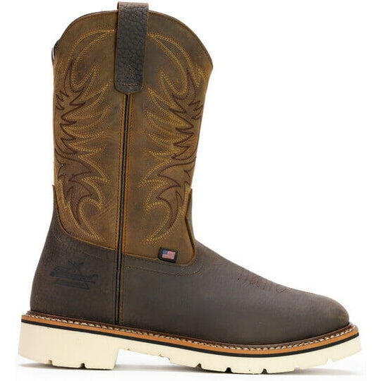 Thorogood Men's American Heritage 11" Western Work Boot -Crazyhorse- 814-4332 7 / Medium / Brown - Overlook Boots