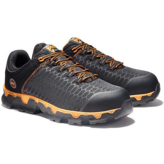 Timberland Pro Men's Powertrain Sport AT Sneaker Work Shoe -Black- TB1A1B6S001 7 / Medium / Black - Overlook Boots