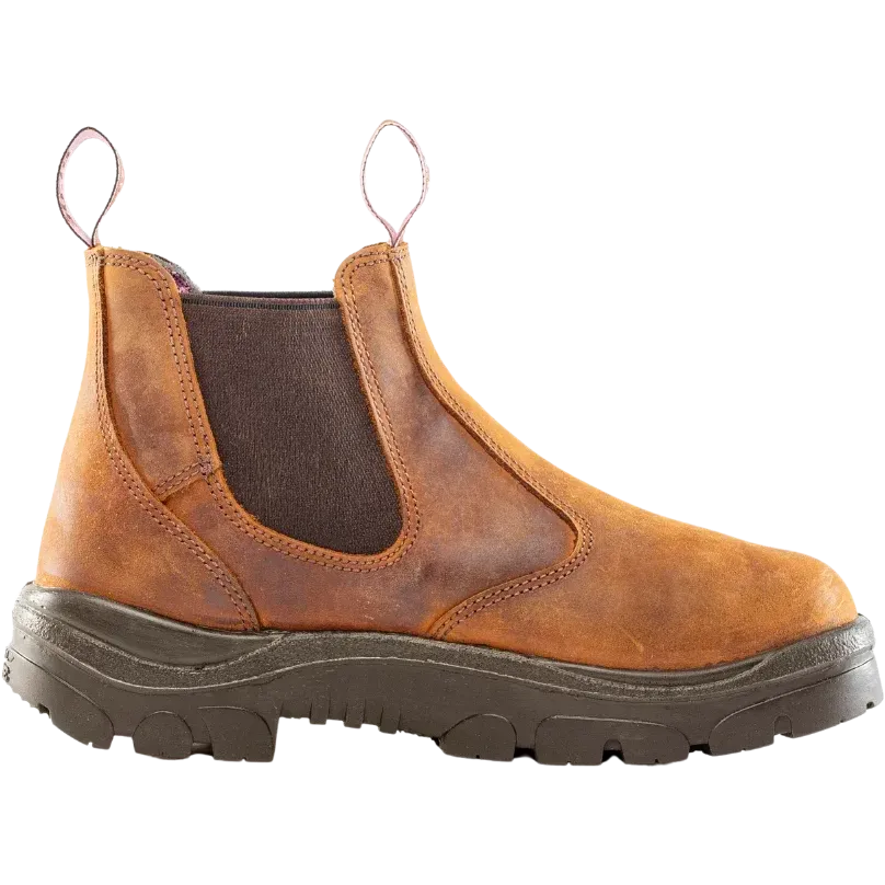 Steel Blue Women's Hobart Ladies 6" Steel Toe WP Work Boot- Brown - 812891 - Overlook Boots