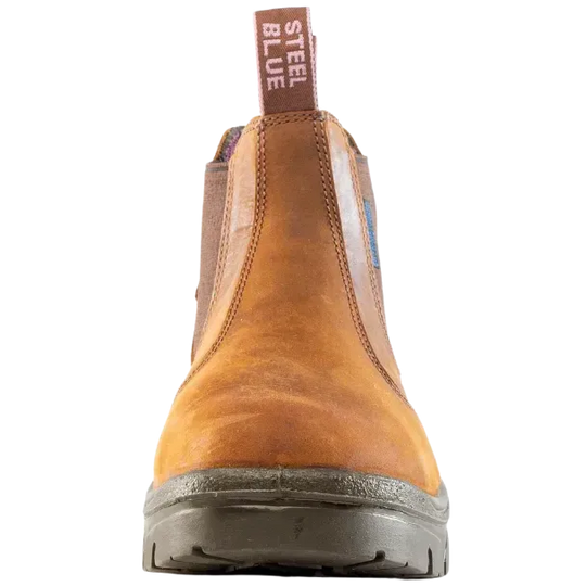 Steel Blue Women's Hobart Ladies 6" Steel Toe WP Work Boot- Brown - 812891 - Overlook Boots