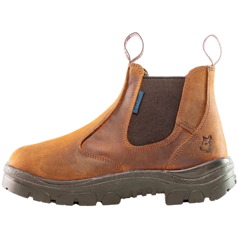 Steel Blue Women's Hobart Ladies 6" Steel Toe WP Work Boot- Brown - 812891 - Overlook Boots