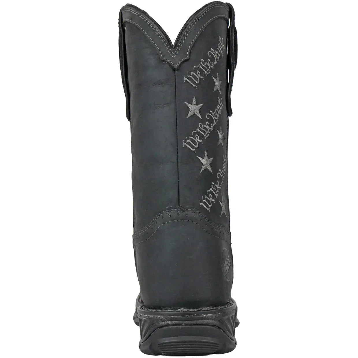 Hoss Men's We The People 8" Comp Toe Waterproof Pull On Western Work Boot- Black- 90123 - Overlook Boots