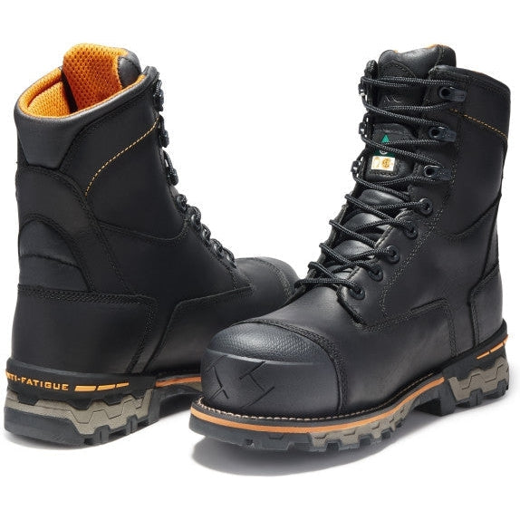 Timberland Pro Men's Boondock 8" Composite Toe Waterproof Work Boot -Black- TB189645001 - Overlook Boots