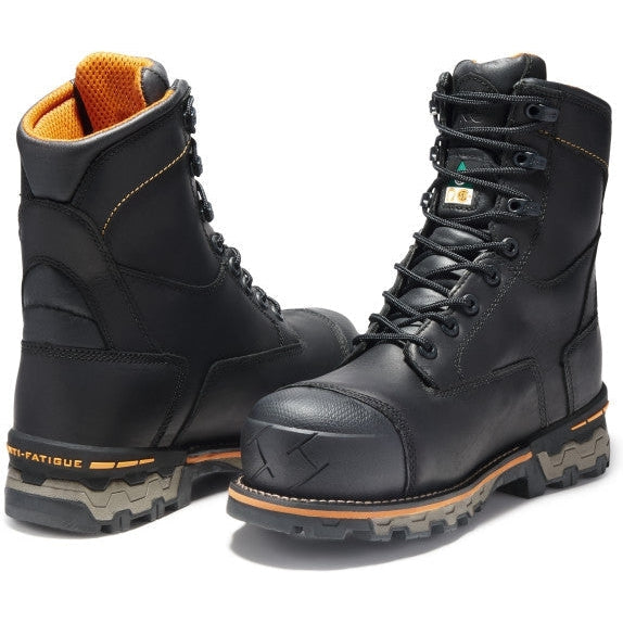 Timberland Pro Men's Boondock 8" Comp Toe WP Work Boot -Black- TB189645001  - Overlook Boots