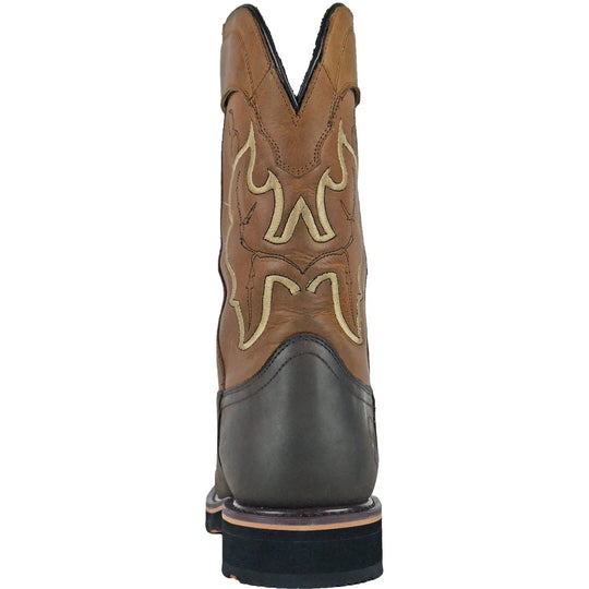 Hoss Men's Showdown Composite Toe Waterproof Moisture Wicking Western Boot - Brown 92042 - Overlook Boots